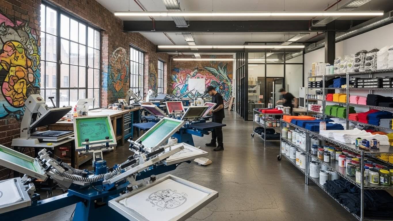 Taller profesional de estampado DTF para playeras cristianas personalizadas, proceso de impresión textil de alta calidad en Siloé